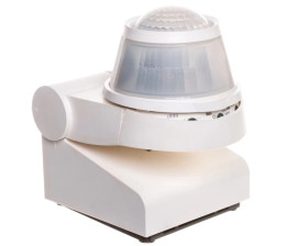 Czujnik ruchu EE870 220/360 stopni IP55 biały