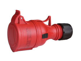 Gniazdo siłowe przenośne proste TWIST GPP Typ B 16/4 16A/400V 3P+Z 921881 ELEKTROMET