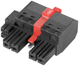 Weidmüller 2628630000 Obudowa złącza pin żeńskiego na kabel BVF 7.62HP/04/180MSF3 BCF/04R SN BK BX, piny: 4, 35 A, 36 sz