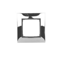 SIMON54 chrom metal DR1/63 Ramka 1-krotna