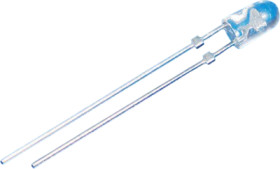 LED, THT, oval, Ø 3.2 mm, white, 2900 to 4500 mcd, 110°, 434WC2Q-W2-3P-T