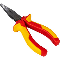 Br&#xFC;der Mannesmann M10609 VDE Flat Nose Pliers Chromium-Vanadium 160mm