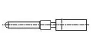 Pin contact, 0.5 mm², AWG 20, crimp connection, 5-1437720-4