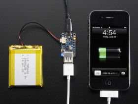 Adafruit PowerBoost 500 Charger - Rechargeable 5V Lipo USB Boost @ 500mA