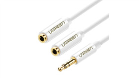 Ugreen Kabel Przewód Rozdzielacz Słuchawkowy Mini Jack 3,5 Mm - 2 X Mini Jack...