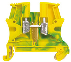 Listwa zaciskowa uziemienia Legrand poziomy: Pojedynczy 8AWGŚruba Viking 3 raster: 8mm 30A 800 V