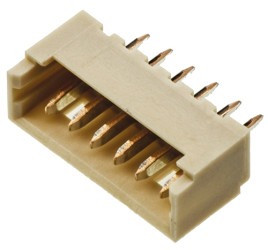 Wtyk PCB 6-pinowe raster: 1.25mm -rzędowe Molex Przewlekany 1A 125.0 V.