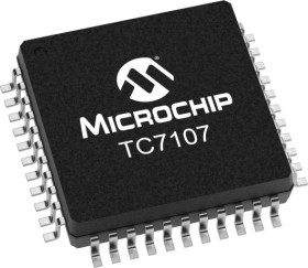 Sterownik wyświetlacza TC7107CKW, Cyfrowy, Microchip