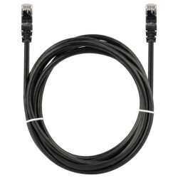 Patchcord S/FTP kat.8 PiMF kabel sieciowy LAN 2x RJ45 linka LSOH czarny 2m NEKU
