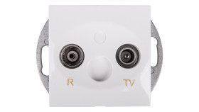 Simon 54 Gniazdo Antenowe Rd/Tv Końcowe Białe Daz.01/11