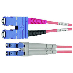 Teleg&#xE4;rtner 100012159 Fibreglass FO Cable Yellow 2m Singlemode OS2 SC-LC