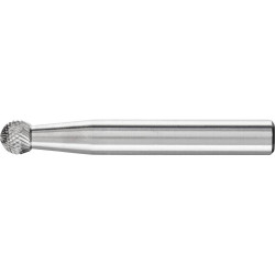PFERD 21112576 Burr Carbide Sphere 6mm &#xD8; 5mm Length 6mm Shank 1pc