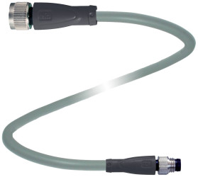 Pepperl+Fuchs 240795-100011 Złącze konfekcjonowane czujnika/aktuatora V11-G-1,5M-PUR-V3-GM, piny: 3, 3, 1.5 m, 1 szt.