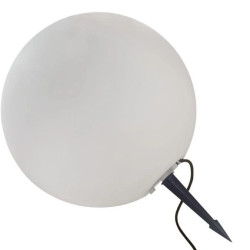 Lampa ogrodowa Gaja 50 cm biała 1xE27 Light Prestige