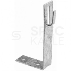 Uchwyt kątowy prosty 60x120x25 OC/OG ocynk ogniowy zacisk przez dogięcie Pawbol