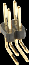 947-14-004-00 Pin header RM 2.54mm, angled, 2-row, 4-pin