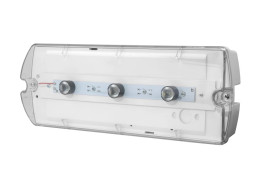 Oprawa awaryjna HELIOS IP65 LED 3x1W 380lm 14m 3h dwuzadaniowa AT HWD/3x1W/B/3/SA/AT/TR