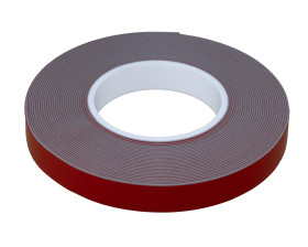 Dwustronna taśma piankowa grubość 1.1mm szerokość 19mm RS PRO Szary długość 11m