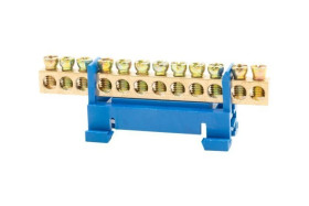 Listwa zaciskowa 12X16 mm2-niebieska GEP-00035