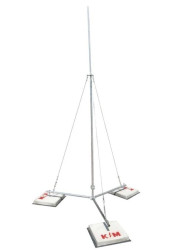 Maszt odgromowy na trójnogu H=3m aluminiowy KM103T AL /1 kpl./