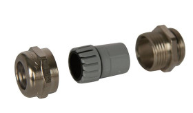 SIB Dławik kabla SIB-TEC gwint M40 Stal nierdzewna Srebrny min. średnica kabla 15 mm max. średnica kabla 27 mm 120 °C