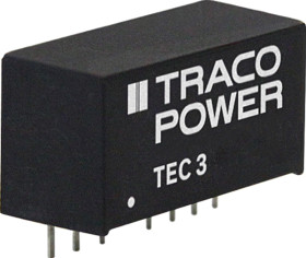 TEC 3-1212 DC/DC converter TEC 3, 3 W, 9-18/12.0 VDC, SIL-8