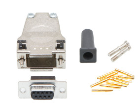 Osłona tylna 9-pinowe Osłona złącza D-Sub do Złącza D-Sub FCT from Molex