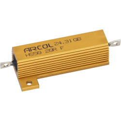 Arcol HS50 20R F 20R 1% 50W Aluminium Clad Resistor