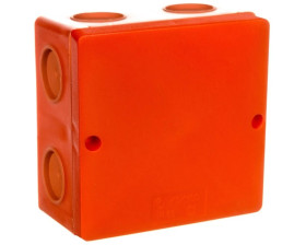 Puszka elektroinstalacyjna natynkowa IP 66 101x101x62mm pomarańczowa KSK 100 PO