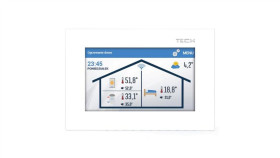 Tech St-2801 Wifi - Regulator Pokojowy Wifi Z Komunikacją Opentherm Kolor Biały