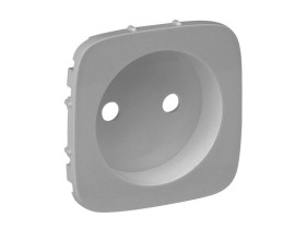 VALENA ALLURE Plakietka aluminium gniazda pojedyncze 2P 754977 LEGRAND