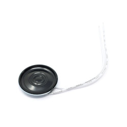 1" Mini metal Speaker with Wires - 8 Ohm 0.5W