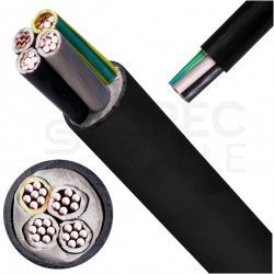 Kabel energetyczny ziemny YKY 4x16mm2 czarny 0,6/1kV linka sztywna Elektrokabel