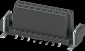 Female connector, 16 pole, pitch 1.27 mm, straight, 1374028