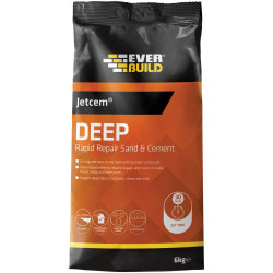 Everbuild JETMIX2 Jetcem Premix Sand &amp; Cement 12kg (6 x 2kg Packs)