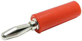 Złącze męskie bananowe Mueller Electric BU-00243-2 BU-00243-2 Długość: 40.386 mm czerwony 1 szt.