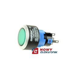 Przełącznik LAS1AWY11G monos Green 5A 250VAC bez podświet.22mm
