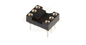 IC Socket 6-pin DIL (2-1571551-1) - TE Connectivity