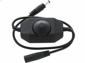 Ściemniacz taśm jednokolor. LED z pokrętłem - czarny