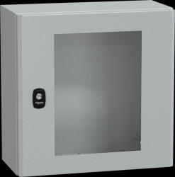 NSYS3D4420T Steel enclosure tspt door no mounting plate 400 x 400 x 200