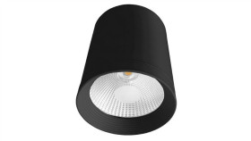 Spot Tuba Natynkowa Czarna Zovo Z Wbudowanym Led Lp-32015/1Sm Bk Light Prestige