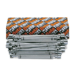 Zestaw kluczy nasadowych, 7 mm, 8 mm, 10 mm, 11 mm, 12 mm, 13 mm, 14 mm, 17 mm, 19 mm, dł. 274 mm, BETA