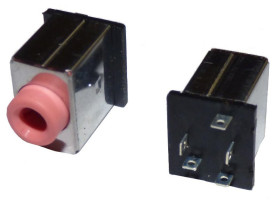 Gniazdo mały jack 3,5mm różowe do druku