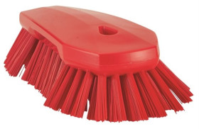 Szczotka ręczna Zmiatanie suchych drobnych cząstek, czyszczenie podłóg Biały Vikan Poliester, Polipropylen, Stal