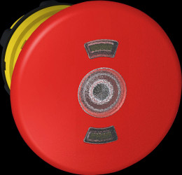 ZB5AT8643M Emergency off switch, front element, Harmony XB5, 22 mm, red