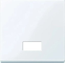 Merten System M Klawisz pojedynczy z okienkiem biały active MTN432825