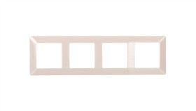 Valena Life Ramka Poczwórna Kremowa 754044