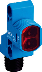 Czujniki fotoelektryczne Odblaskowe Prostokątny SICK PNP zakres 5 m Widoczny czerwony