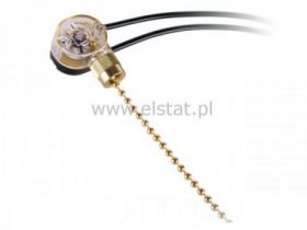 Przełącznik złoty łańcuszkowy+ przewód