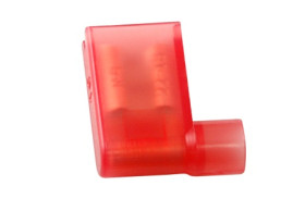 Konektor płaski Żeński 0.8 x 6.35mm 0,5 → 0,75 mm², 22 → 18 AWG długość 16mm Izolacja: Izolowane Cyna